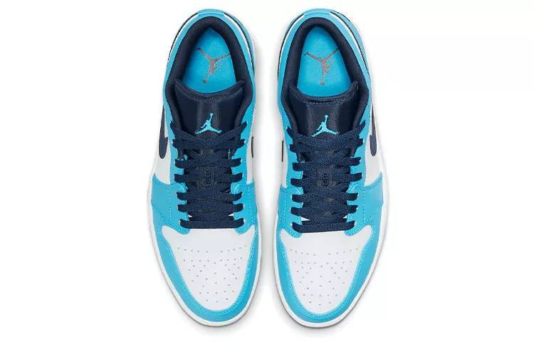 乔丹 Air Jordan 1 Low UNC 大学蓝 AJ1 低帮 北卡蓝 553558-144