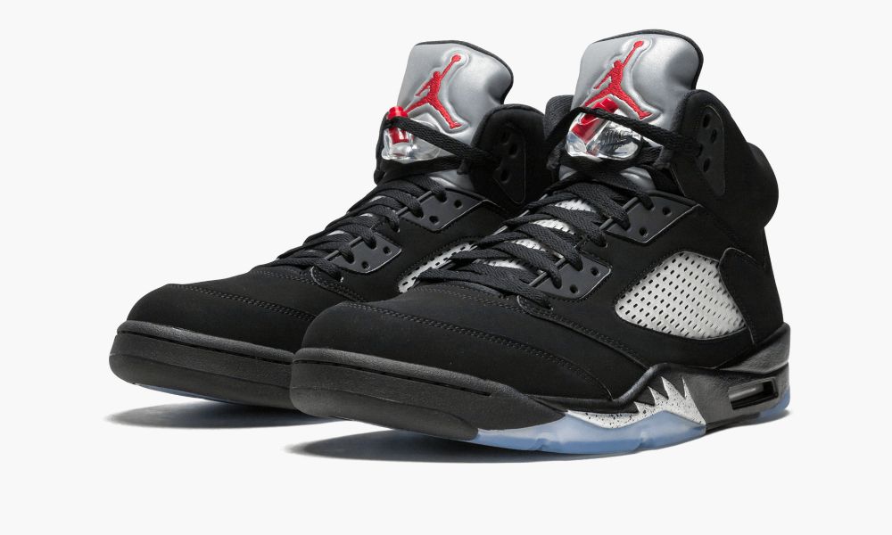 乔丹 Nike Air Jordan 5 Retro METALLIC黑银钩子845035 003 “METALLIC” AJ5 实战篮球鞋