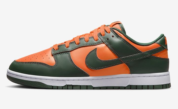 球鞋, Nike Dunk Low “Miami Hurricanes”, Nike Dunk Low, DD1391-300 - 耐克Dunk Low“迈阿密飓风”将于6月1日重新上市！