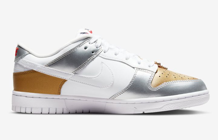 Nike Dunk Low WMNS “Metallic”, Nike Dunk Low, DH4403-700 - 女士耐克Dunk Low “金属色”6月1日回归！