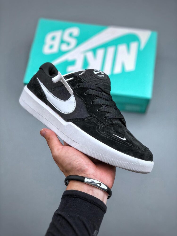 运动鞋, 板鞋, Nike SB Force 58, CZ2959-001 - 耐克 Nike SB Force 58 复古百搭 防滑轻便 休闲低帮 板鞋 男女同款 黑白 CZ2959-001