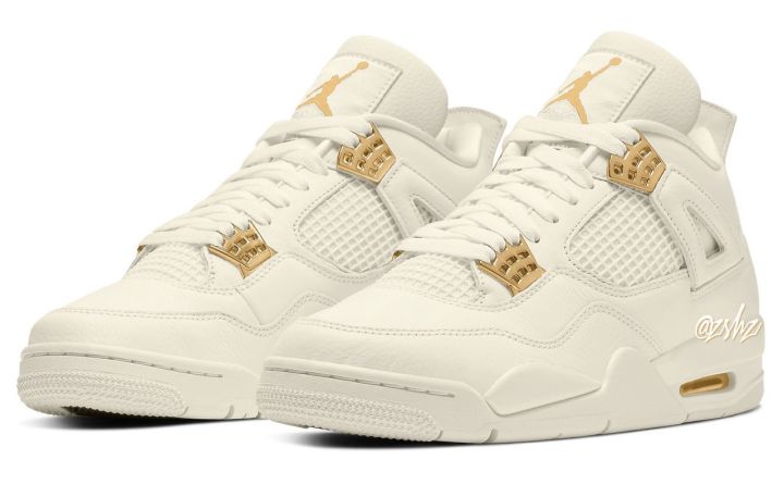 AQ9129-170, Air Jordan 4 WMNS “Sail”, Air Jordan 4 - 春季必备！女士专属 Air Jordan 4 "Sail" 引爆潮流圈