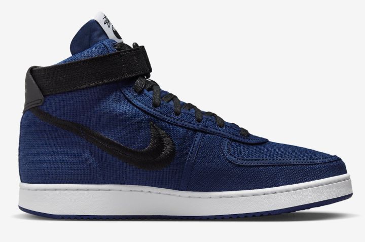 Stussy x Nike Vandal High “Deep Royal Blue”, DX5425-400 - STUSSY x NIKE VANDAL HIGH “DEEP ROYAL BLUE” 6月15日发布