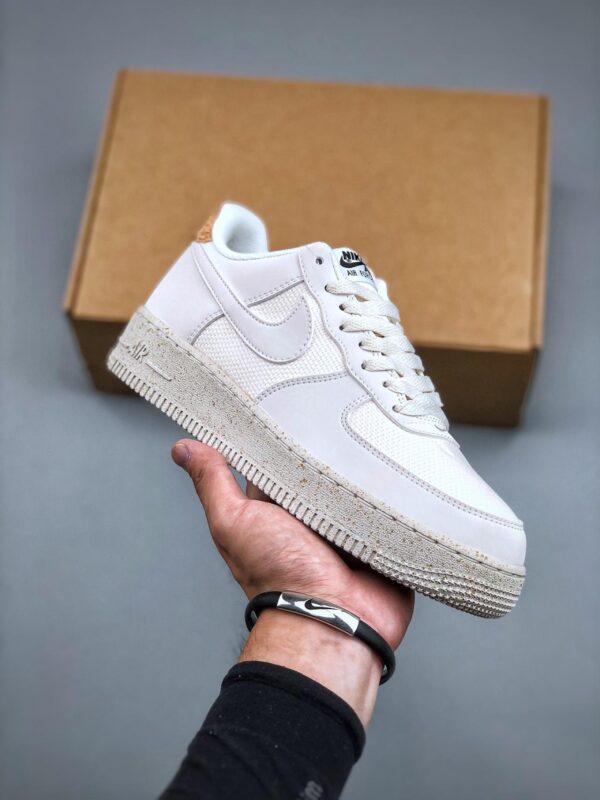 板鞋, 休闲板鞋, Nike Air Force 1Low Next Nature“Cork”, Nike Air Force 1, DV7184 001, Air Force 1 - 耐克 Nike Air Force 1Low Next Nature“Cork”防滑减震耐磨 低帮 休闲板鞋 白色 可回收材料 DV7184 001