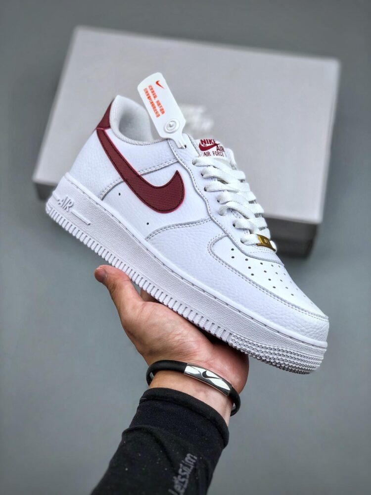 运动板鞋, 空军一号, 板鞋, Nike Air Force 1Low Team Red, Nike Air Force 1, CZ0326 100, Air Force 1 - 耐克 Nike Air Force 1Low Team Red 空军一号 经典复古 防滑耐磨 低帮 休闲运动板鞋 男款 白红 CZ0326 100