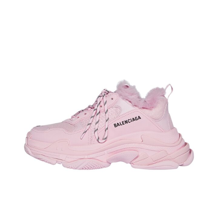 Balenciaga 巴黎世家 Triple S 舒适老爹鞋 粉 668562W3CQ55000