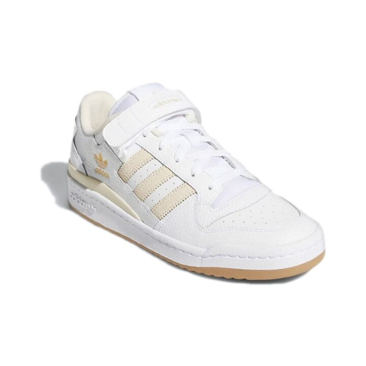 adidas originals FORUM Low 低帮 板鞋 男女同款 白灰 GY8555