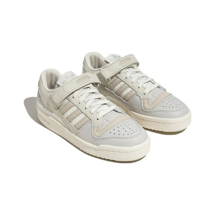 adidas originals FORUM 84 保暖 低帮 板鞋 女款 米白 HQ6942