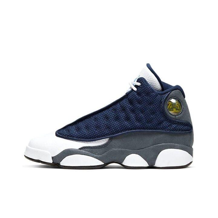 Jordan Air Jordan 13 Retro “Flint Grey”  高帮 篮球鞋 GS 海军蓝 884129-404