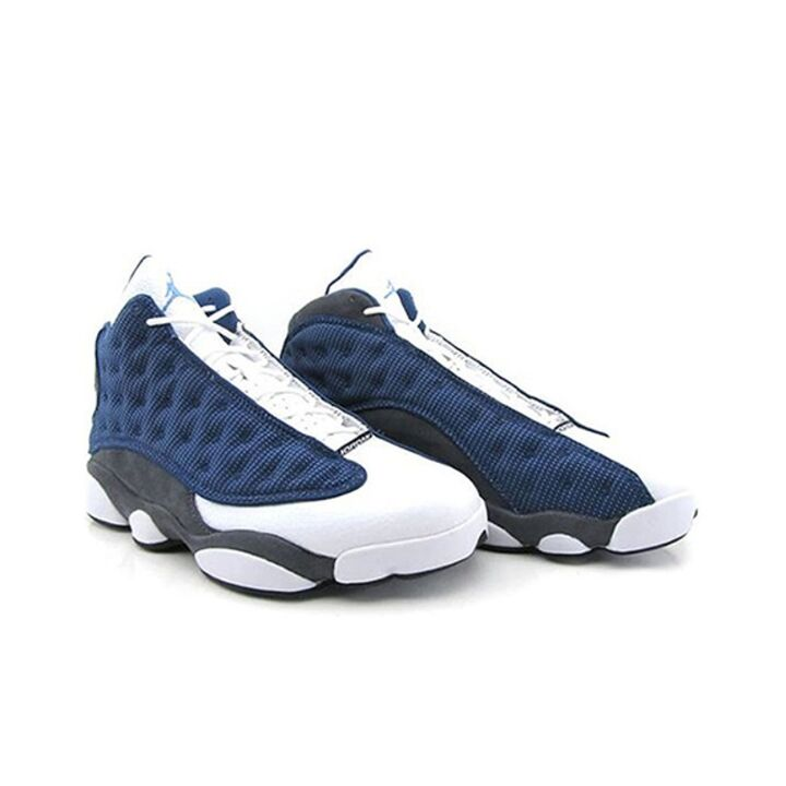 Jordan Air Jordan 13 Retro Flint 中帮 篮球鞋  蓝白 2010年版 414571-401