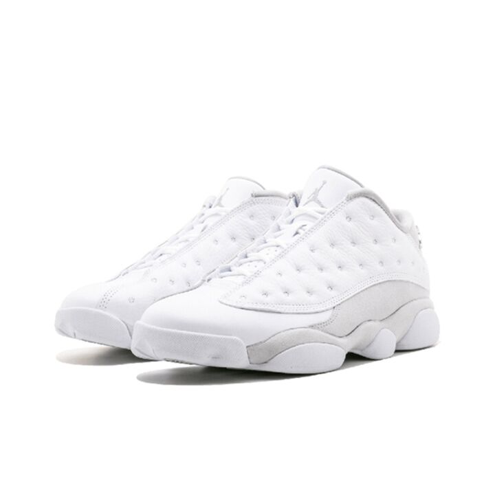 Jordan Air Jordan 13 Retro Low “Pure Platinum” 低帮 篮球鞋  白色 310810-100