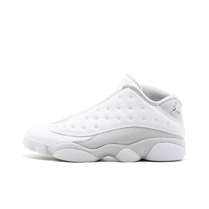 Jordan Air Jordan 13 Retro Low “Pure Platinum” 低帮 篮球鞋  白色 310810-100