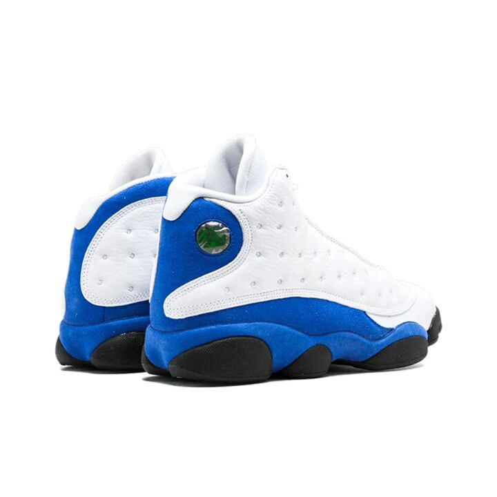 Jordan Air Jordan 13 Retro White Hyper Royal Black 中帮 篮球鞋  皇家蓝 414571-117