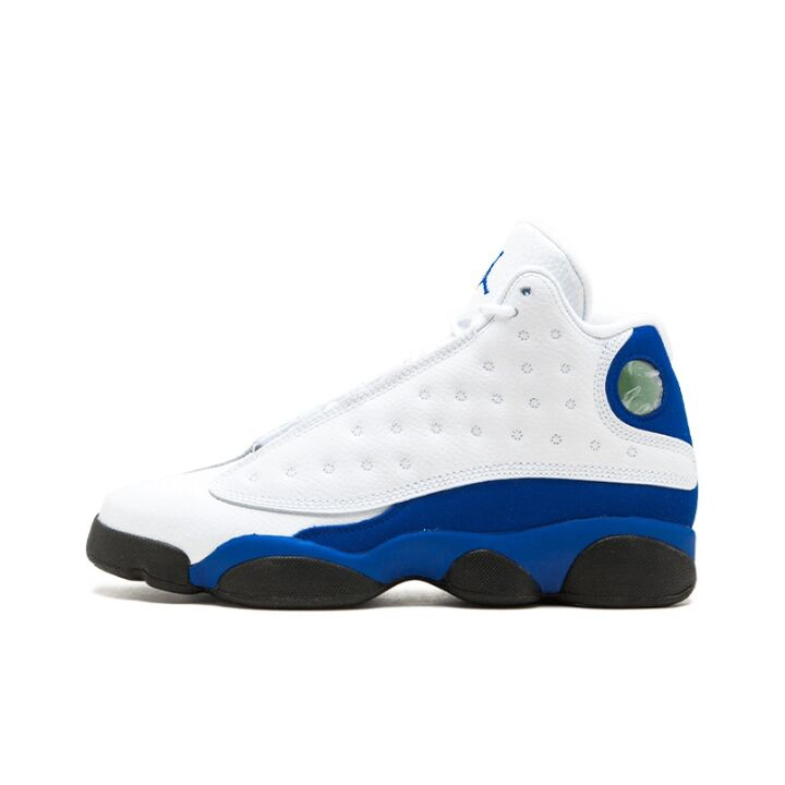 Jordan Air Jordan 13 Retro White Hyper Royal Black 高帮 篮球鞋 GS 皇家蓝 884129-117