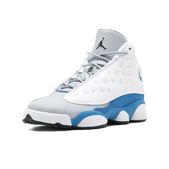 Jordan Air Jordan 13 Retro White Italy Blue 高帮 篮球鞋 GS 皇家蓝 2017年版 439358-107