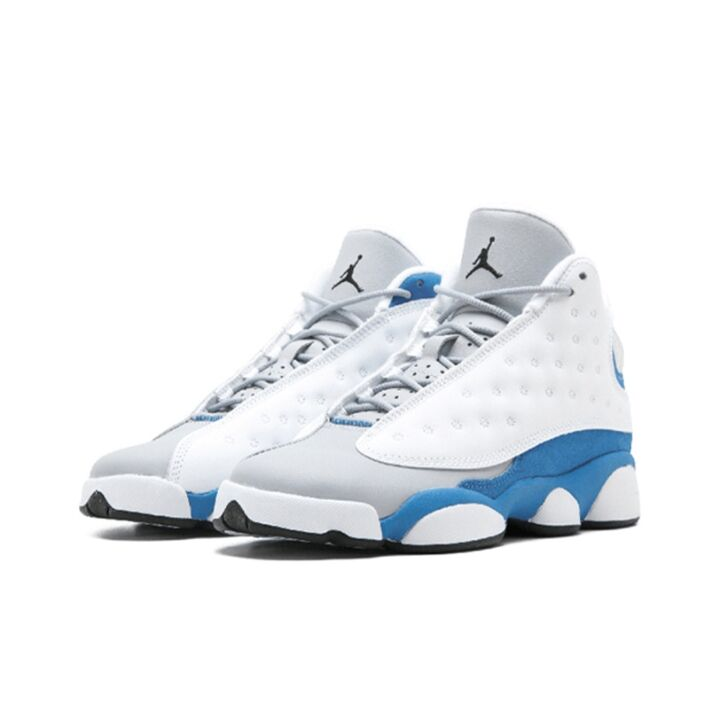 Jordan Air Jordan 13 Retro White Italy Blue 高帮 篮球鞋 GS 皇家蓝 2017年版 439358-107