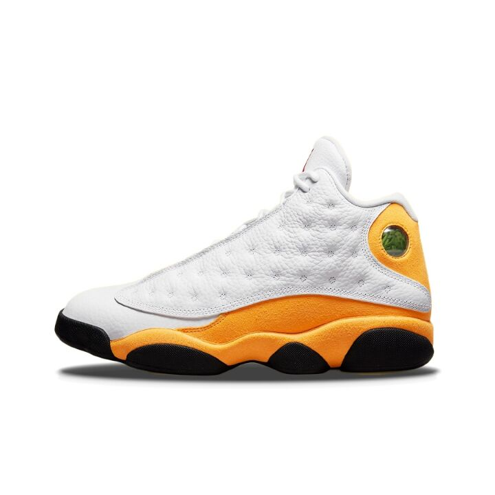 Jordan Air Jordan 13 retro “del sol” 二层牛皮 高帮 篮球鞋  白黄 414571-167