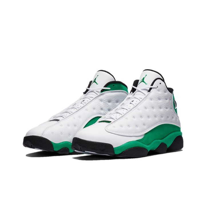 Jordan Air Jordan 13 retro “lucky green” 拼接 高帮 篮球鞋 男女同款 翠绿冷白 DB6537-113