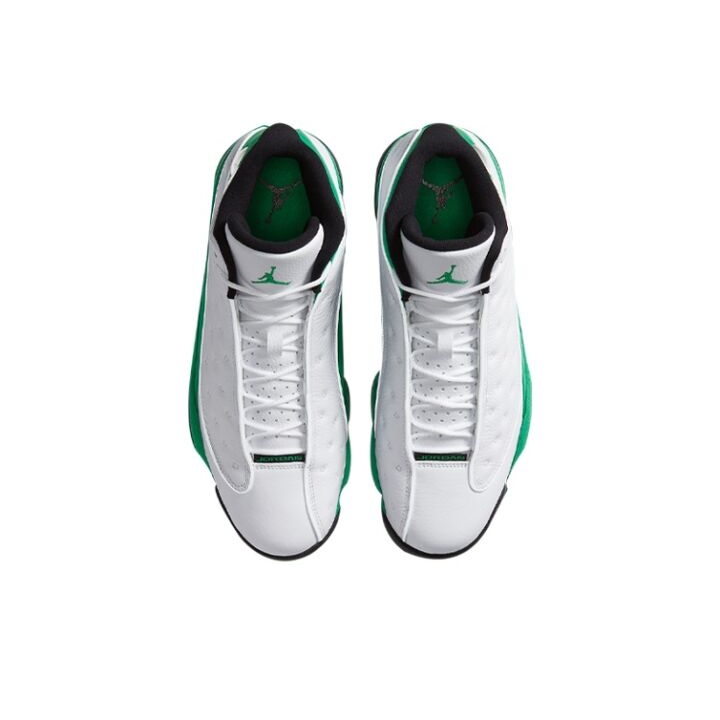 Jordan Air Jordan 13 retro “lucky green” 拼接 高帮 篮球鞋 男女同款 翠绿冷白 DB6537-113