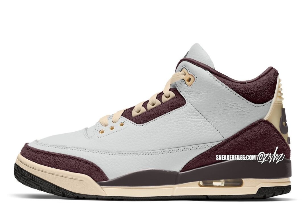 Jordan, Air Jordan 3, Air Jordan, A Ma Maniere - 2024年秋季发布A Ma Maniere x Air Jordan 3 “Burgundy Crush”款式