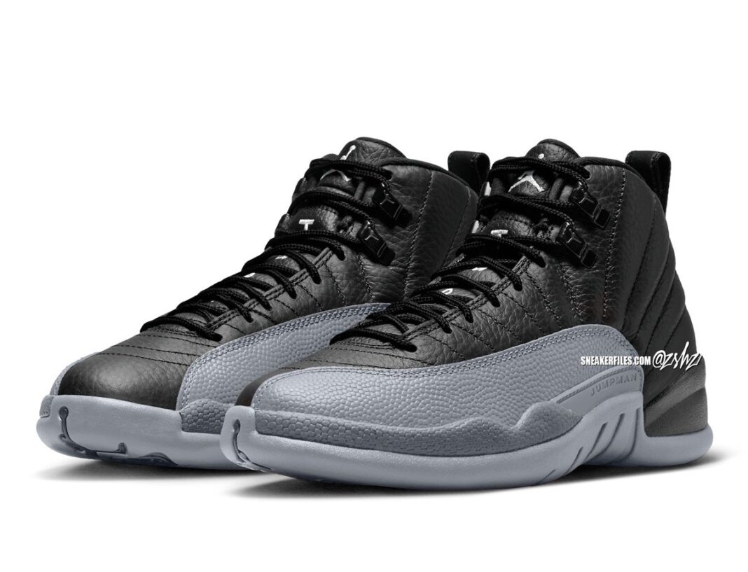 Jordan, Black, Air Jordan 12, Air Jordan 1, Air Jordan - 2024年秋季发布Air Jordan 12 "Black/Wolf Grey"