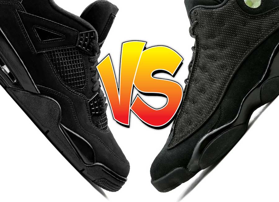 Community Poll, Air Jordan 4 Black Cat, Air Jordan 4, Air Jordan 13, Air Jordan 1 - 更好的“黑猫”发售：Air Jordan 4还是Air Jordan 13