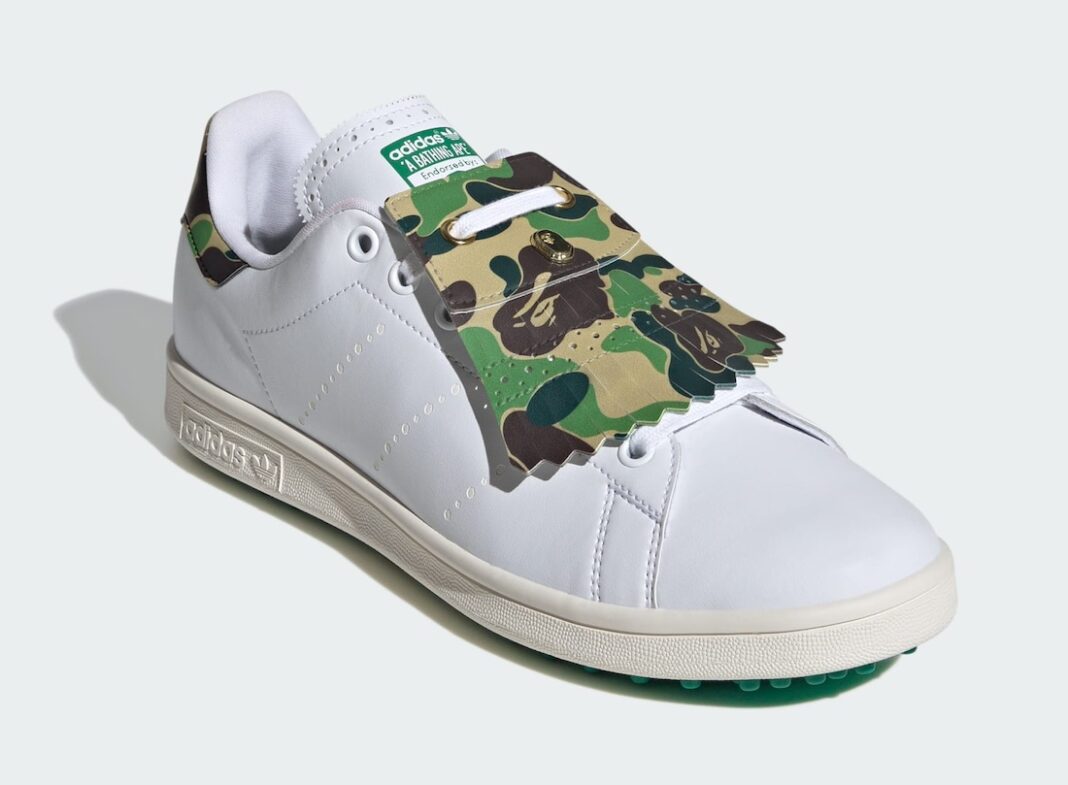 PE, Golf, BAPE®, adidas Stan Smith, adidas - BAPE x adidas Stan Smith Golf 将于10月21日发布