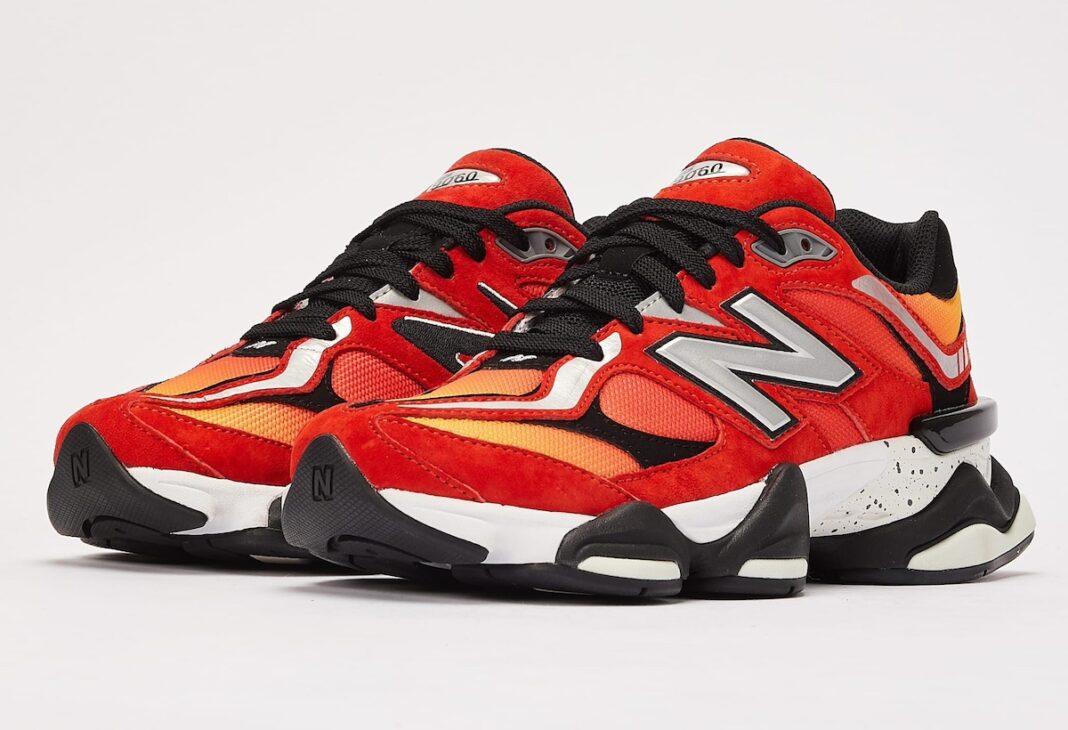 运动鞋, New Balance 9060, New Balance, DTLR - 2023年11月发售：DTLR全新款New Balance 9060 "Fire Sign"