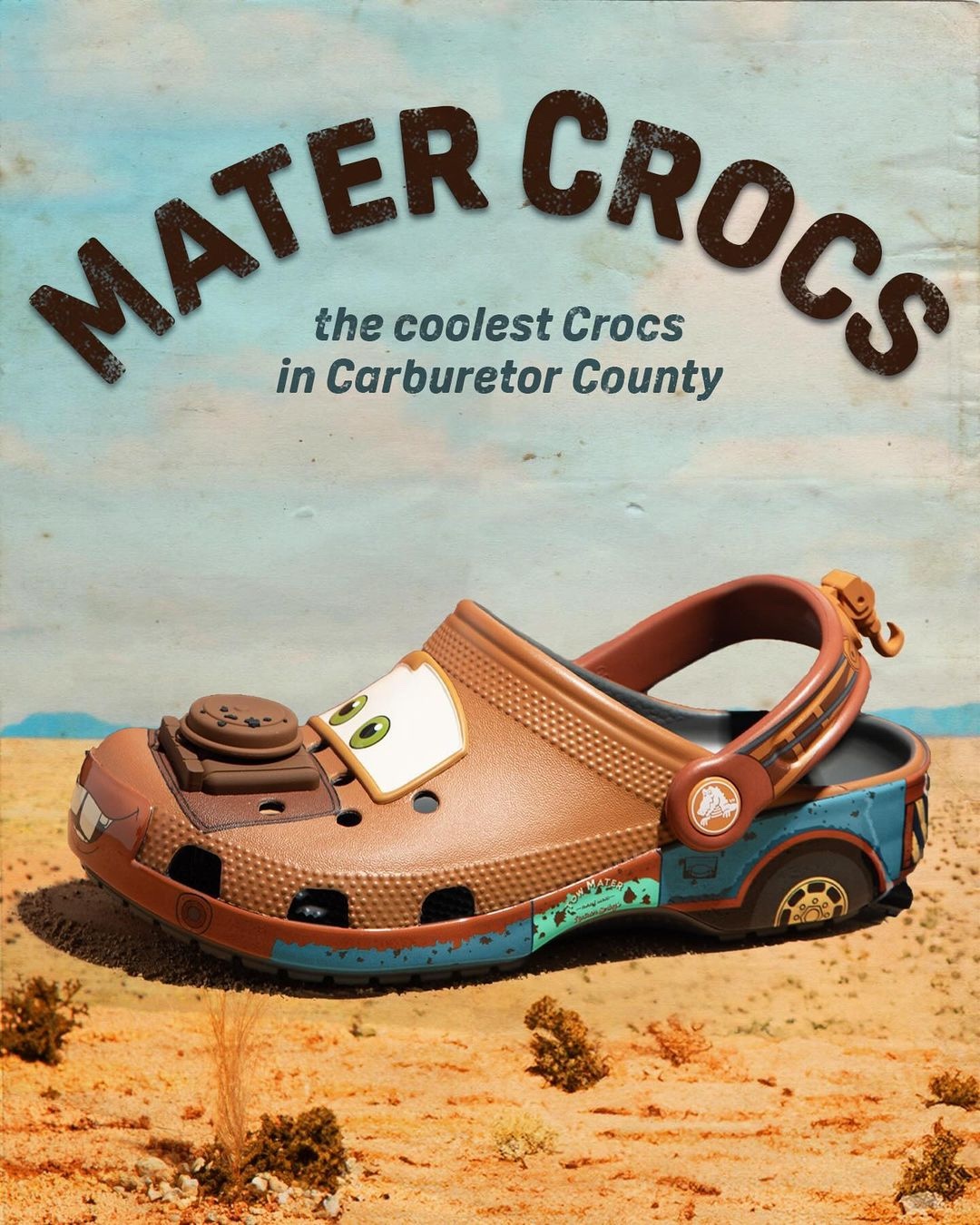 迪士尼, 运动鞋, 洞洞鞋, RO, Crocs - 迪士尼皮克斯 x Crocs经典Clog鞋款“Mater”将于10月17日发布