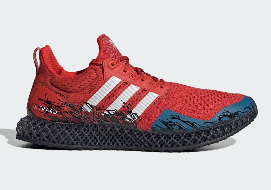 球鞋, Marvel x adidas, Marvel, adidas Ultra 4D, adidas - 10月20日发布 Marvel x adidas Ultra 4D "蜘蛛侠2"