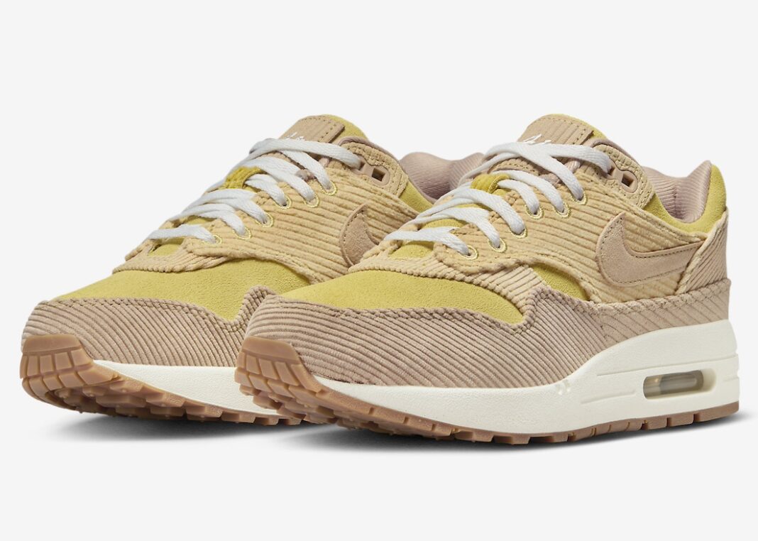 Nike Air Max 1, Nike Air Max, Nike, Air Max 1 - Nike Air Max 1 "Buff Gold" 遭遇粗英罗纹裹身