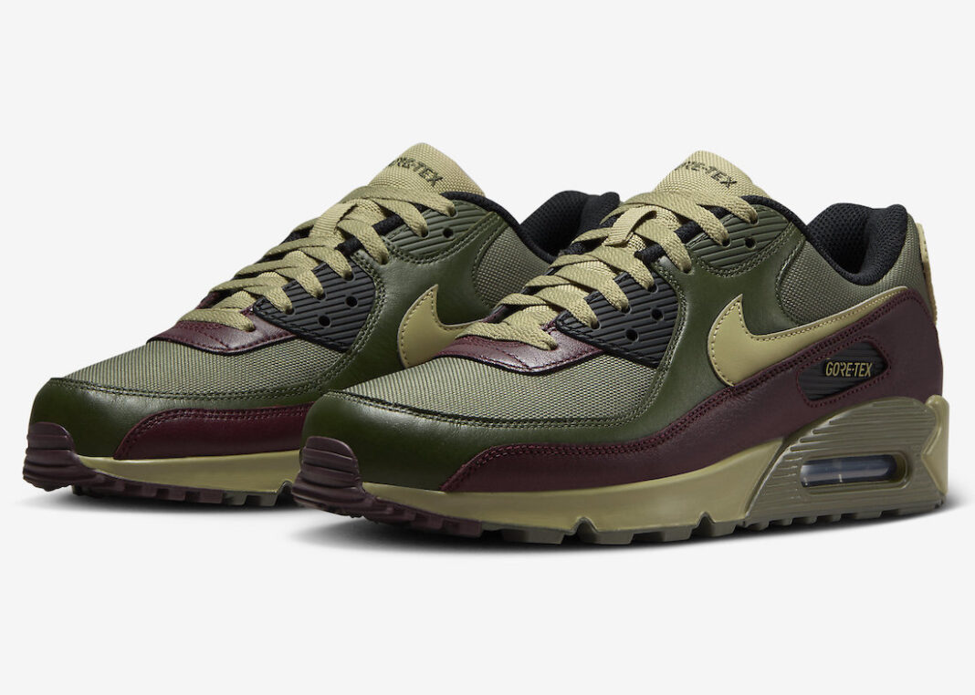 Olive, Nike Air Max 90, Nike, Gore-Tex, Air Max 90 - Nike Air Max 90 Gore-Tex “Medium Olive”现已上市。