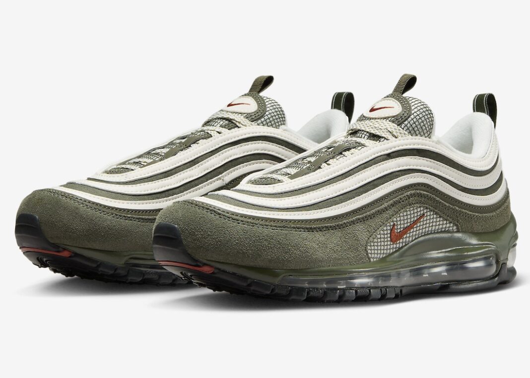 运动鞋, Nike Sportswear, Nike Air Max 97, Nike, Air Max 97 - 现已上市：Nike品牌Air Max 97 “Cargo Khaki”