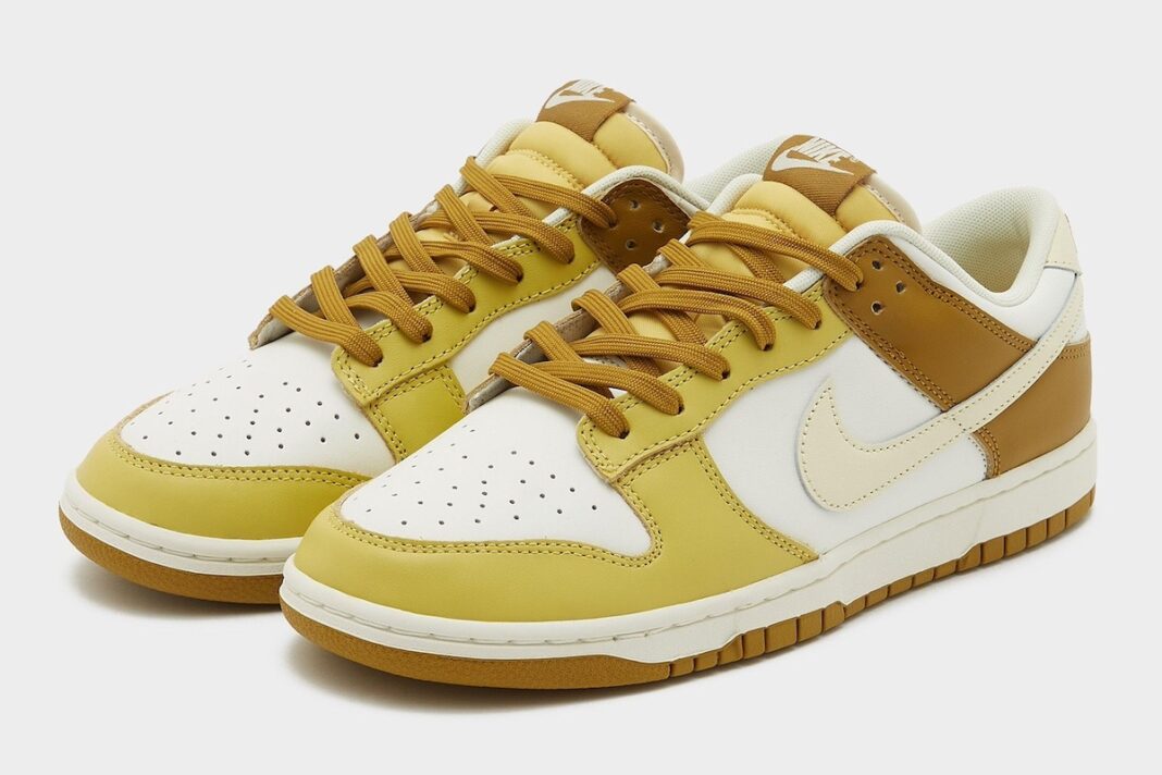 运动鞋, Ye, Nike Dunk Low, Nike, Dunk Low, Dunk - 2024夏季，耐克Dunk低帮运动鞋混搭金色调