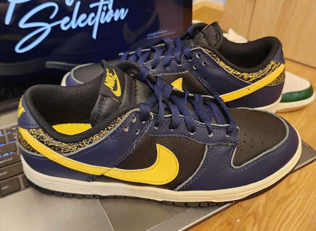 运动鞋, 篮球鞋, 球鞋, Nike Dunk Low - 2024年将发布耐克Dunk Low Vintage “Michigan”运动鞋