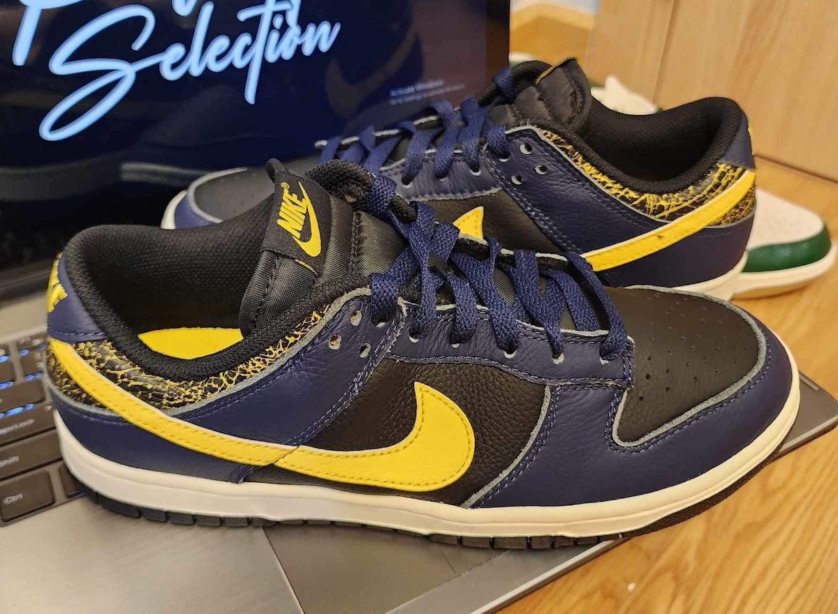 运动鞋, 篮球鞋, 球鞋, Nike Dunk Low - 2024年将发布耐克Dunk Low Vintage “Michigan”运动鞋