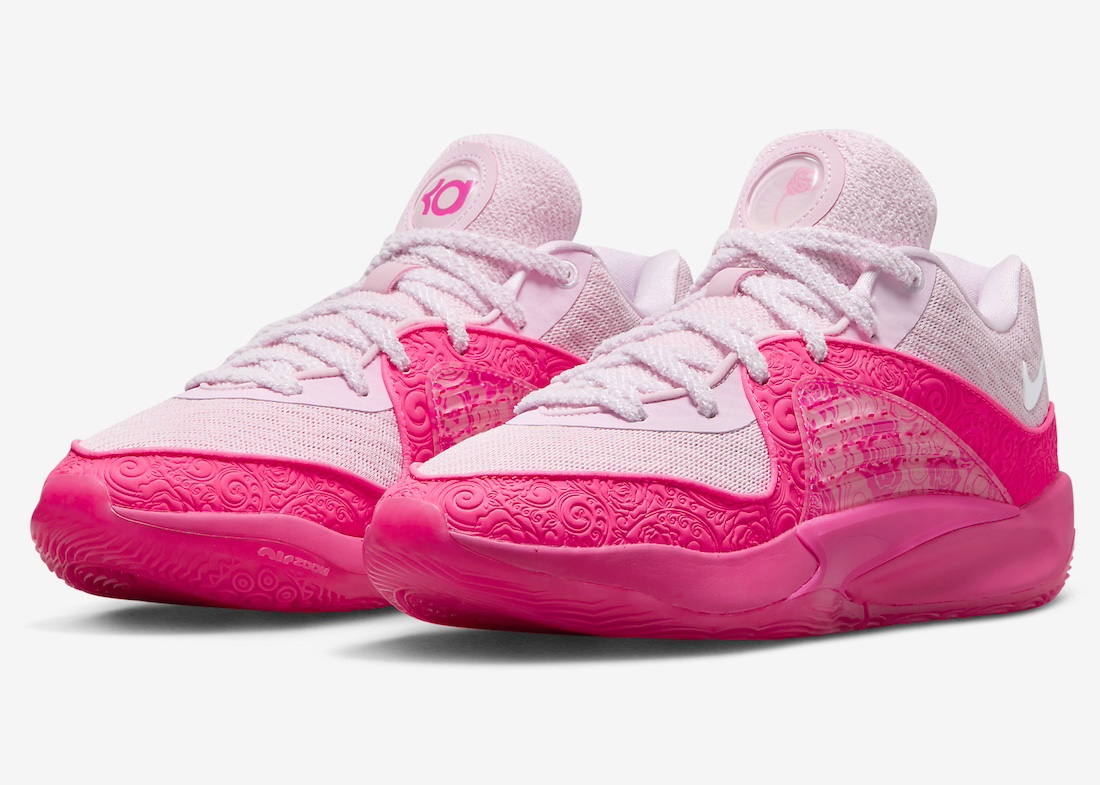 运动鞋, PE, Nike KD 16, Nike, KD - 10月27日发布：Nike KD 16 “Aunt Pearl”