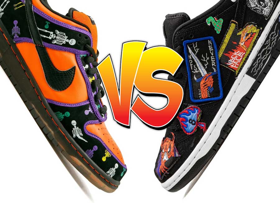 SB Dunk Low, Nike SB Dunk Low, Nike, Neckface, Dunk Low, Community Poll - Better Nike SB Dunk Low: “Day of the Dead” or “Neckface”