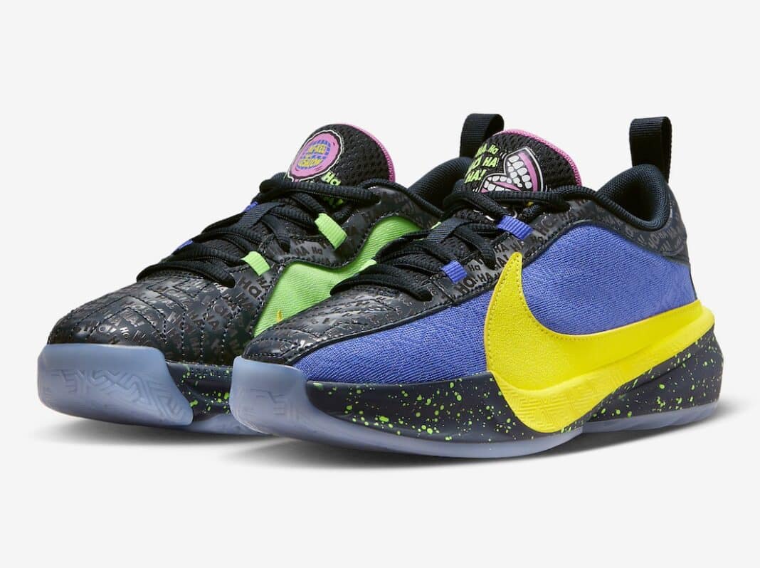 运动鞋, PE, Nike Zoom Freak 5, Nike, NBA, GS - 2023年假日发售：耐克 Zoom Freak 5 GS "小丑"