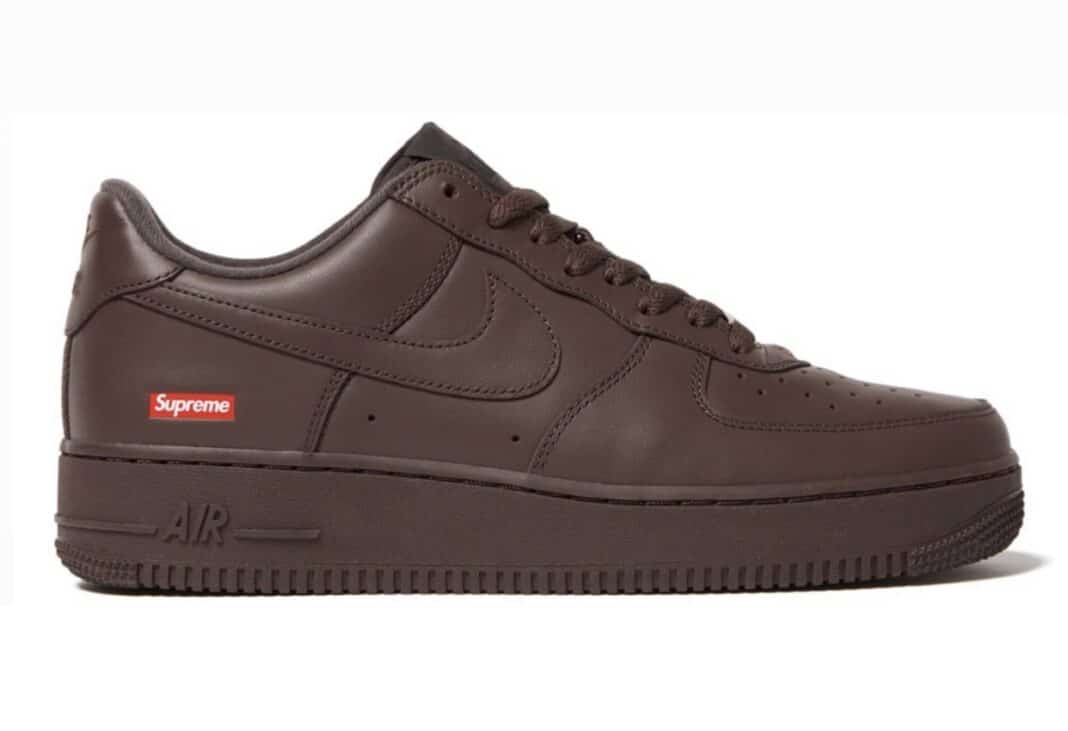 Supreme x Nike Air Force 1 Low, Supreme, Nike Air Force 1 Low, Nike Air Force 1, Air Force 1 Low, Air Force 1 - 2023年11月发售Supreme x Nike Air Force 1 Low “Baroque Brown”