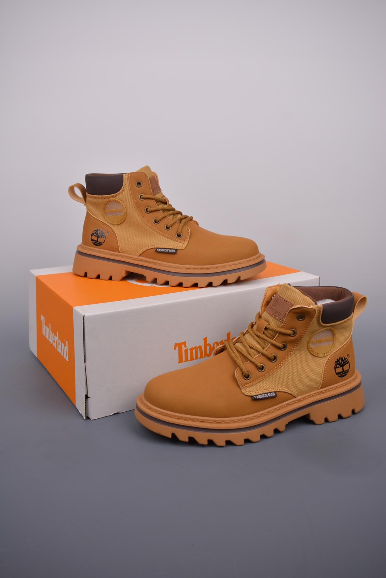 Timberland - Timberland 经典款大黄靴 高帮靴 胎牛皮防水 灰色 货号：QT1234 尺码：39 40 41 42 43 44