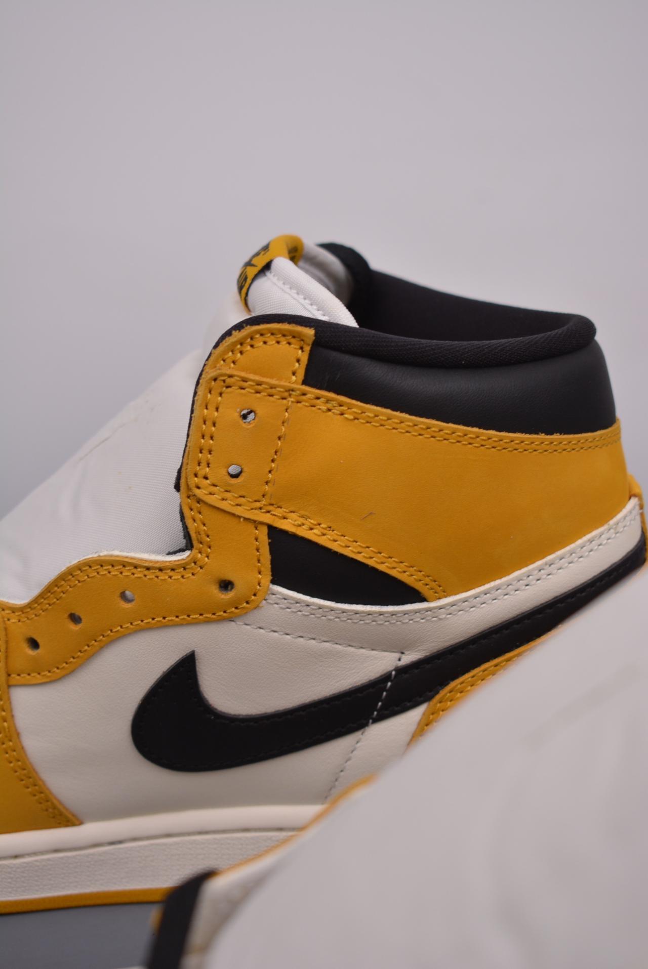 运动鞋, Yellow Ochre, Air Jordan 1 Retro, Air Jordan 1 - Air Jordan 1 Retro "Yellow Ochre" 黑黄脚趾 官方货号：DZ5485 701CF