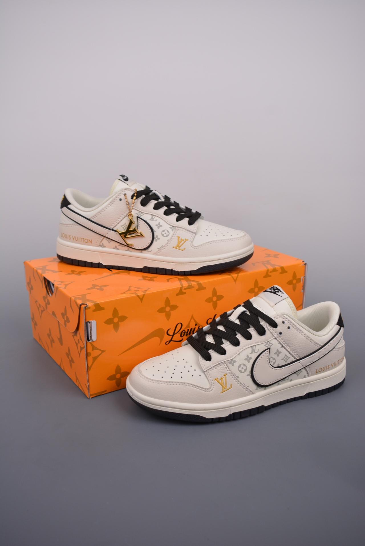 运动鞋, SB Dunk Low, Nike SB Dunk Low - Nike SB Dunk Low LV联名 鞋帮高度：低帮 灰色 货号：FC1688 126JS