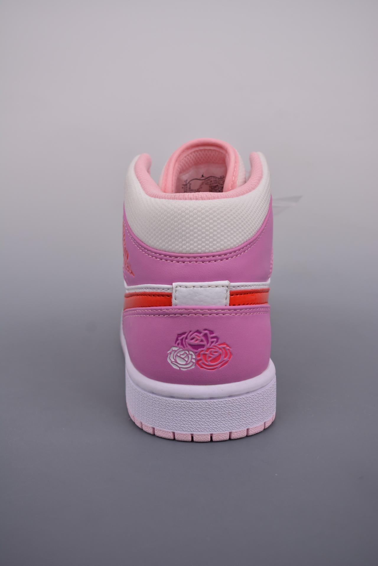 篮球鞋, 球鞋, Jordan, Air Jordan 1 Mid, Air Jordan 1, Air Jordan - Air Jordan 1 Mid 高帮篮球鞋 粉紫色 货号：DR0174 500WL