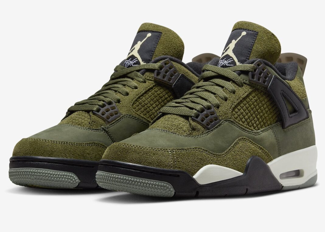 Olive, Jordan, Air Jordan 4 SE, Air Jordan 4, Air Jordan 1, Air Jordan - Air Jordan 4 SE Craft "Olive"于2023年11月发布