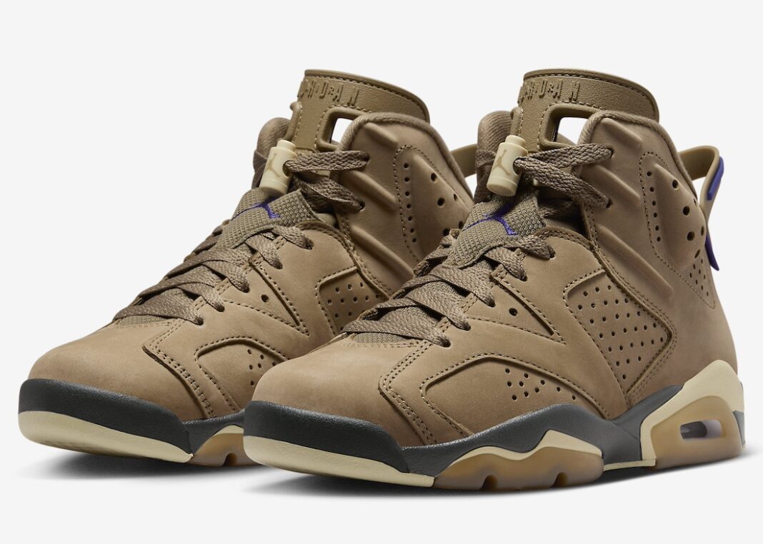 RO, Jordan, Gore-Tex, Air Jordan 6, Air Jordan - 2023年11月发布的Air Jordan 6 Gore-Tex “Brown Kelp”