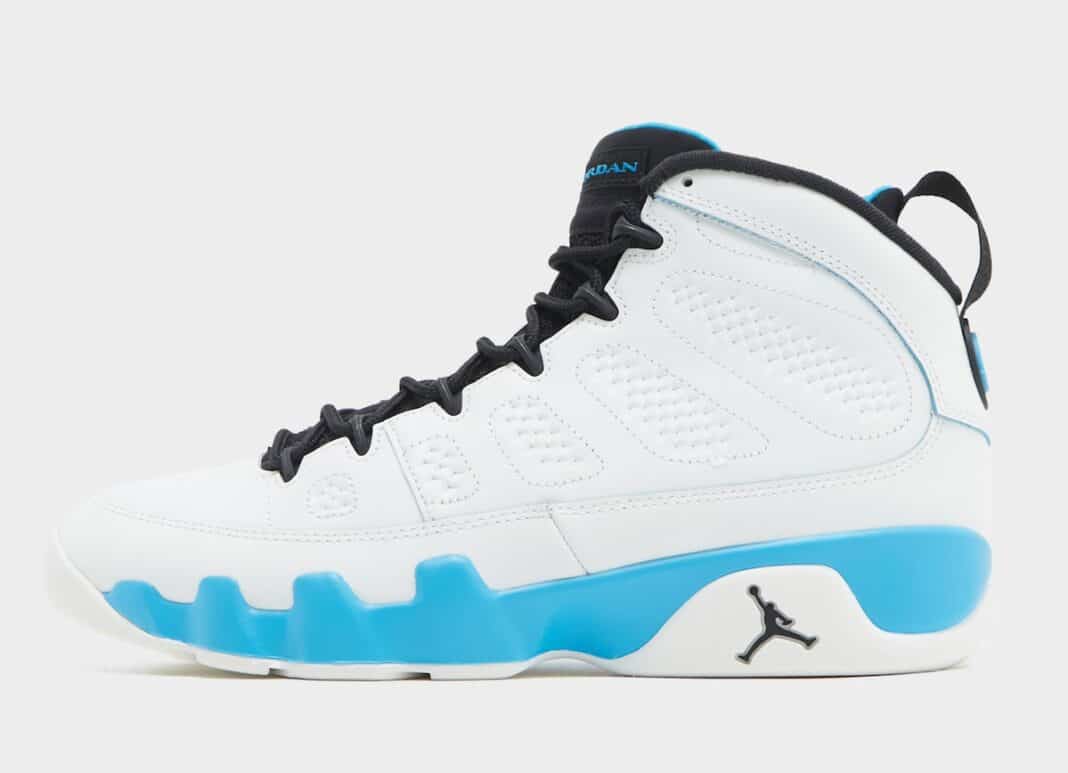 迈克尔·乔丹, Jordan, Air Jordan 9 Powder Blue, Air Jordan 9, Air Jordan 4, Air Jordan - 2024年3月，Air Jordan 9 "Powder Blue" 将再度回归