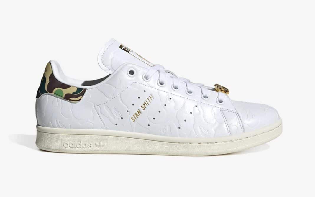 运动鞋, PE, BAPE®, adidas Stan Smith, adidas Originals, adidas - BAPE x adidas Stan Smith 于2023年11月发布