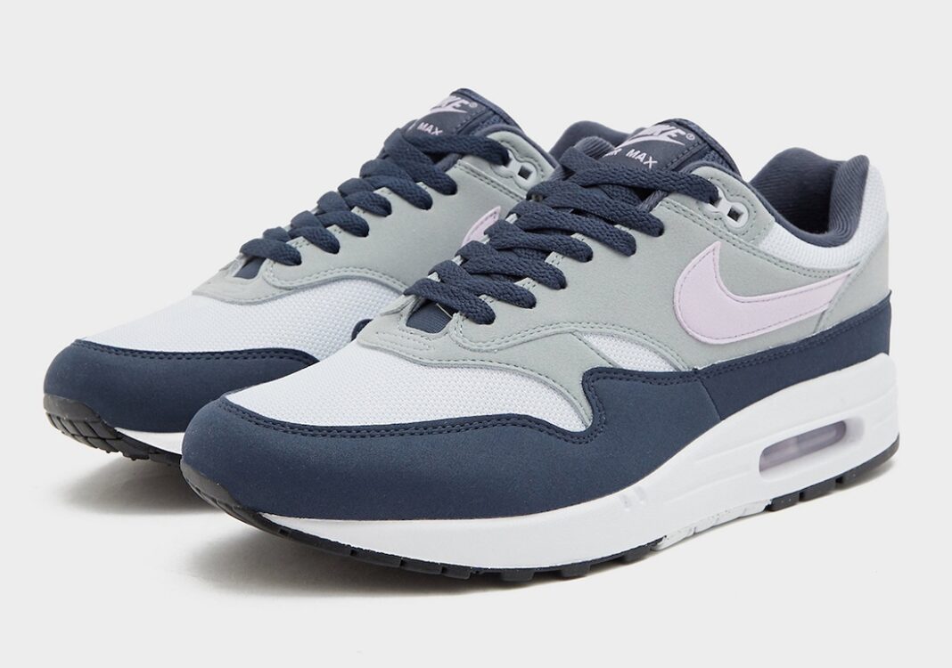 球鞋, Obsidian, Nike Air Max 1, Air Max 1 - 2024年2月将发布耐克Air Max 1 "Obsidian/Lilac Bloom"