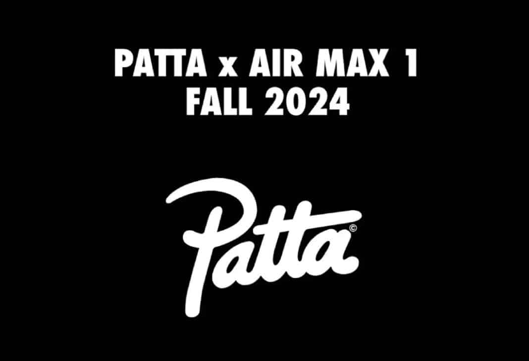 Patta, Nike Air Max 1, Nike Air Max, Nike, Air Max 1 - 2024年，Patta将推出全新的Nike Air Max 1联名款